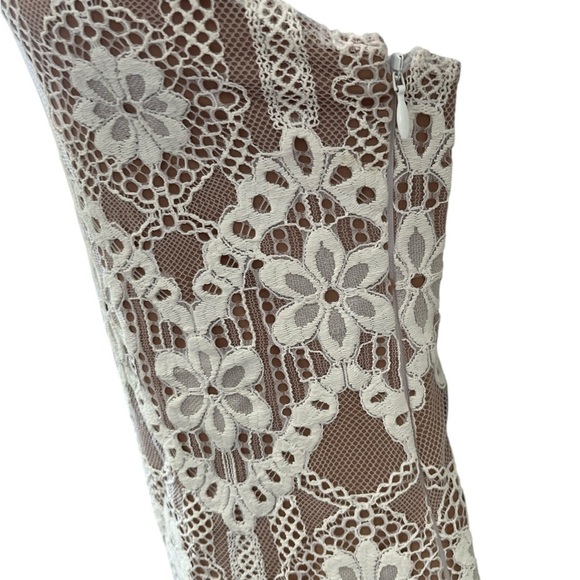 For Love and Lemons lace dress XS sleeveless stretch racer back lightweight - Picture 5 of 11